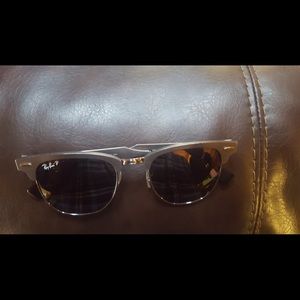 Authentic Ray Ban Polarized Clubmaster sunnies
